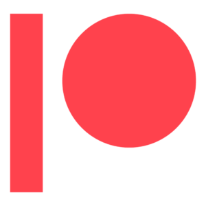 Patreon logo in red